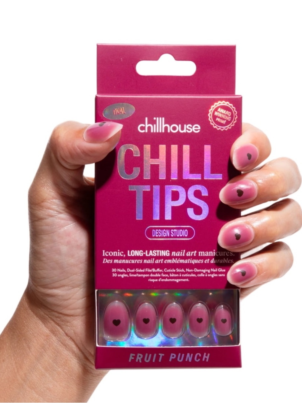 Chillhouse Chill Tips Press On Nails in Fruit Punch